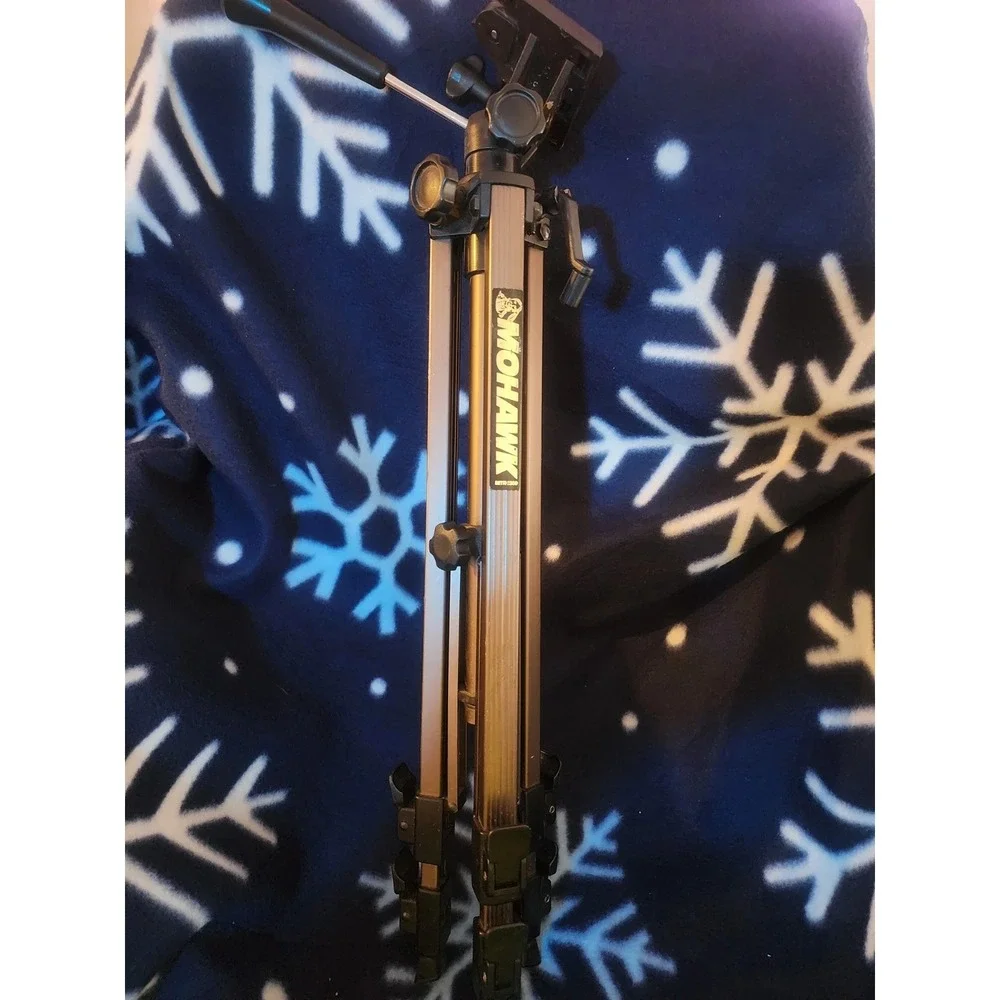 Mohawk Aluminum Camera Tripod mtr 300 Pan/Tilt Head Quick Release Universal